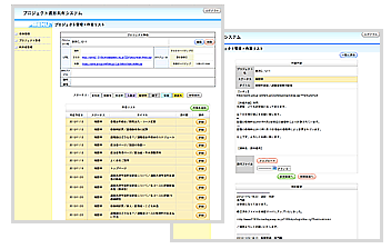 プロジェクト進捗共有システムイメージ